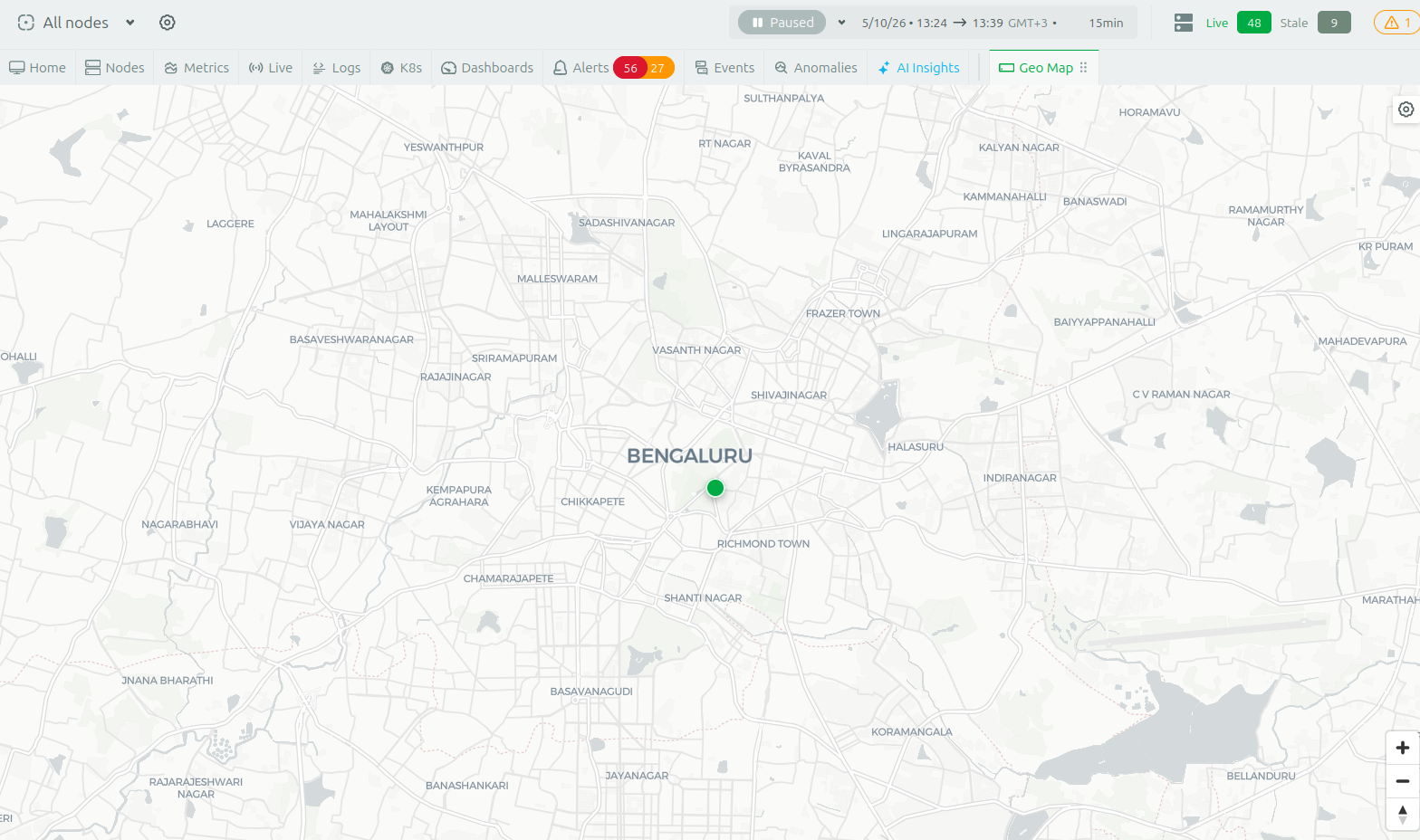Geo Maps: See Where Your Infrastructure Lives