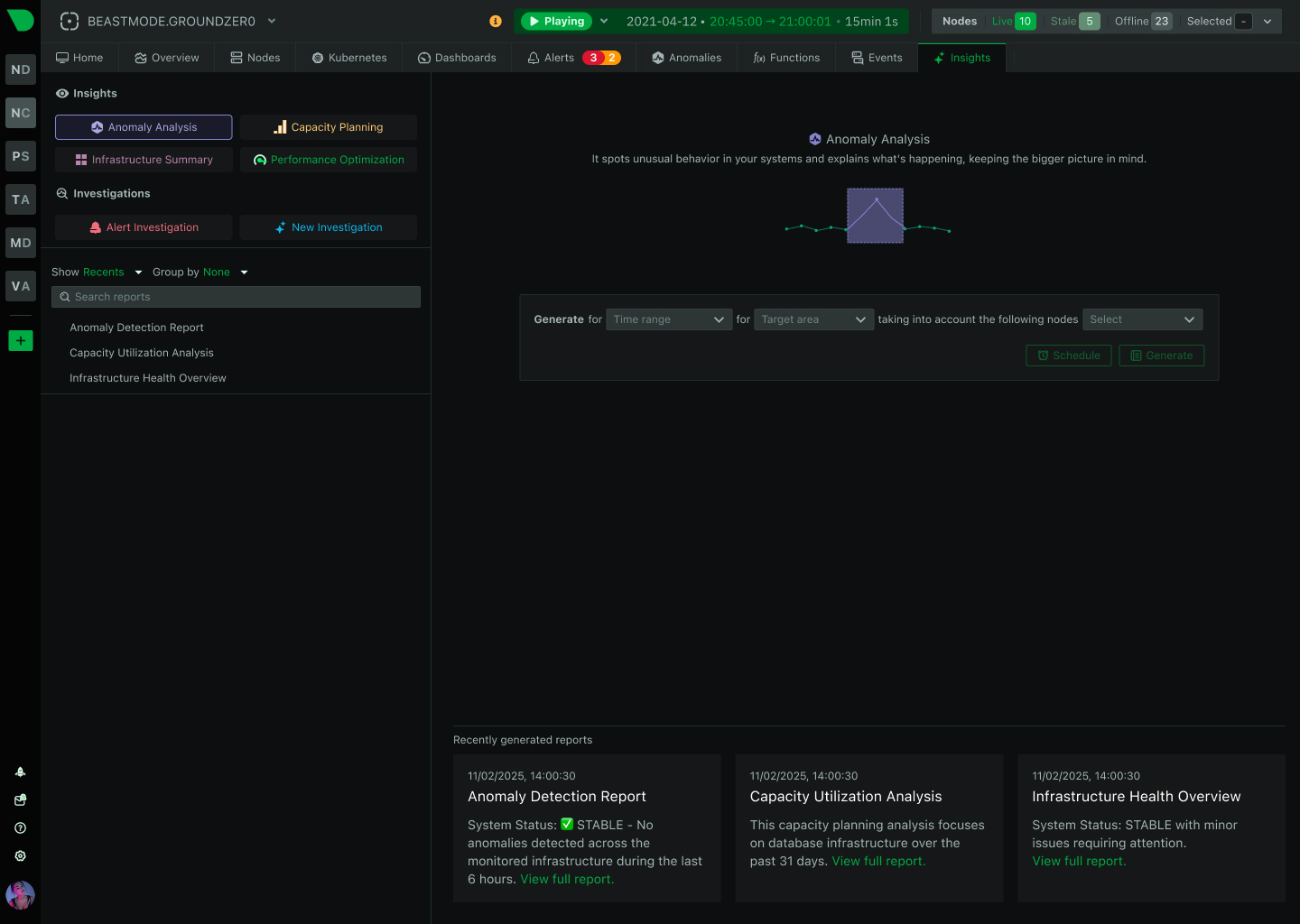 Detect Anomalies Across Thousands of Metrics Simultaneously