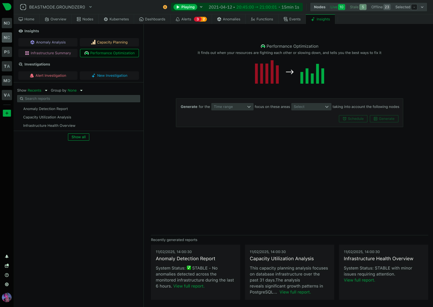 Optimize Performance with Actionable Recommendations