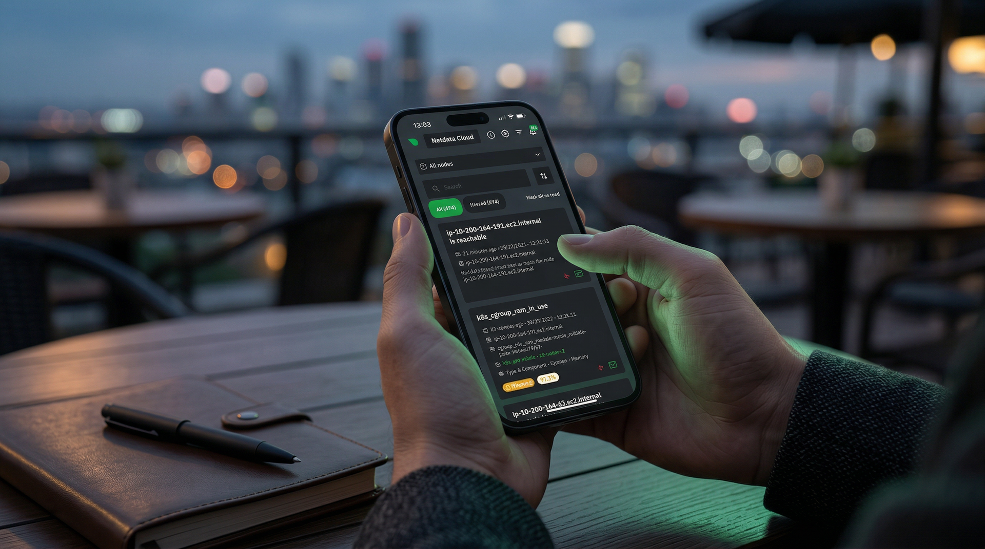 Your Infrastructure, Always Within Reach product interface